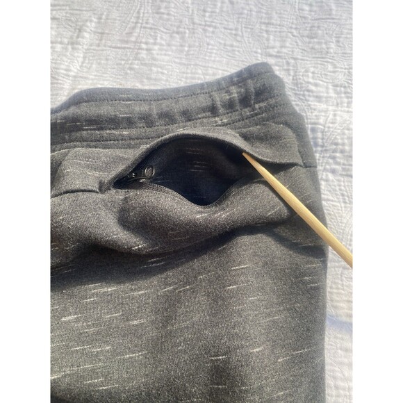 Nike Sweatpants Mens Size L Black Spec Tech Fleece Joggers Athleisure Slim Fit - Picture 15 of 16